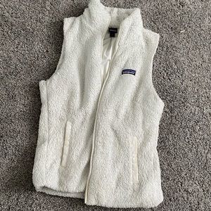 White Patagonia vest